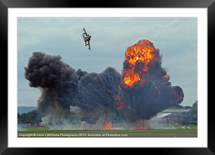 Tornado GR4 Role Demo - Dunsfold 2012 Framed Mounted Print by Colin Williams Photography