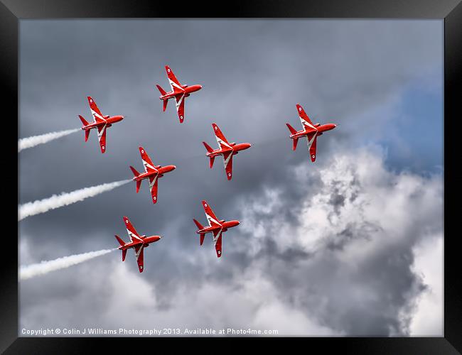 7 Arrow Dunsfold 2012 Framed Print by Colin Williams Photography