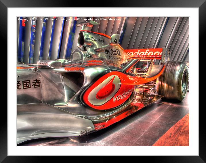 One Careful Owner ! - Lewis Hamilton Framed Mounted Print by Colin Williams Photography
