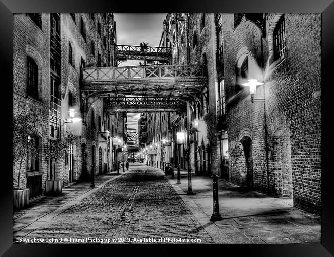 Shad Thames - London Framed Print by Colin Williams Photography