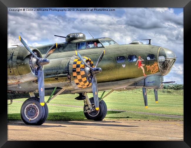 Sally B - A Flying Legend Framed Print by Colin Williams Photography