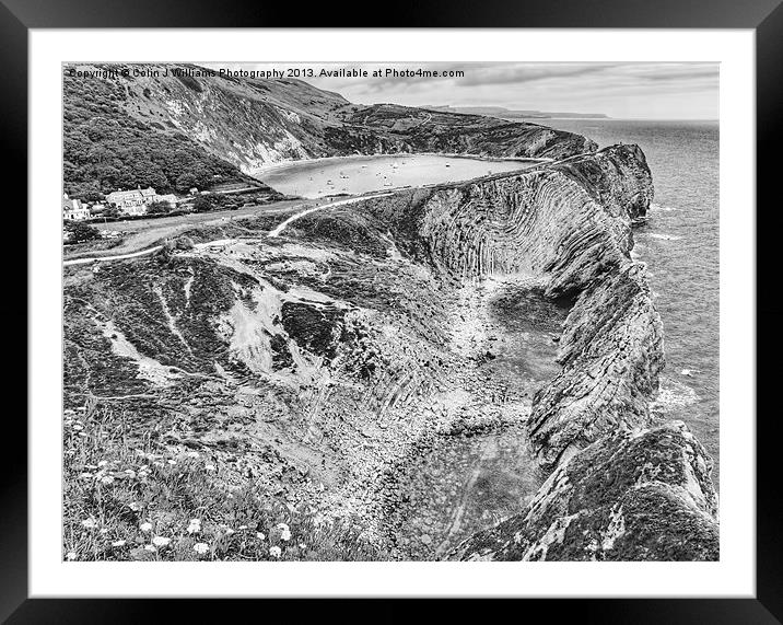Stair Hole and Lulworth Cove Framed Mounted Print by Colin Williams Photography