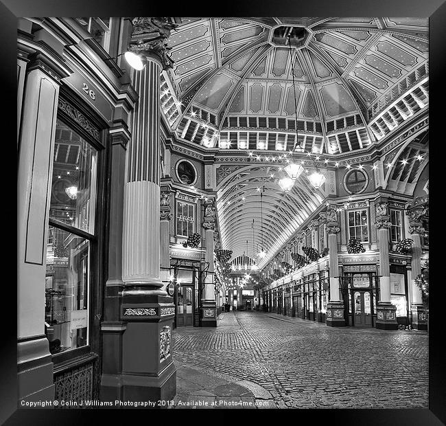 The Dome - Leadenhall Market Framed Print by Colin Williams Photography