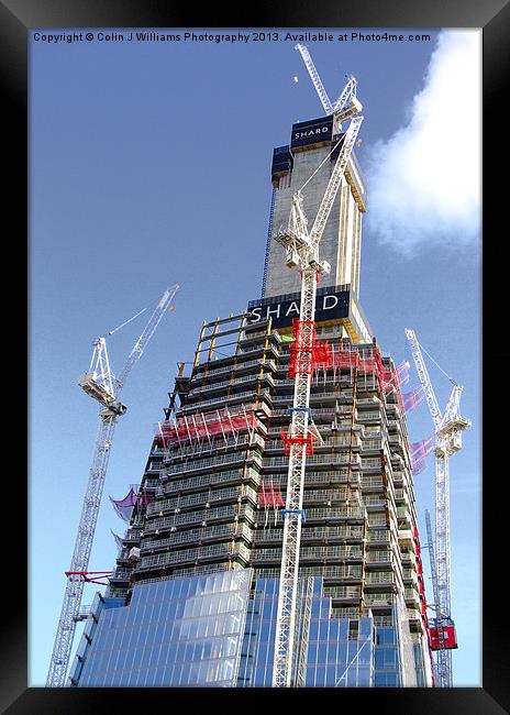 Building  The Shard London Bridge Framed Print by Colin Williams Photography
