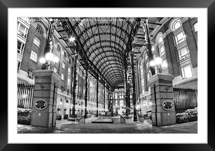 Hays Galleria - London Framed Mounted Print by Colin Williams Photography