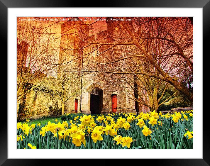 The Gateway - Arundel Castle Framed Mounted Print by Colin Williams Photography