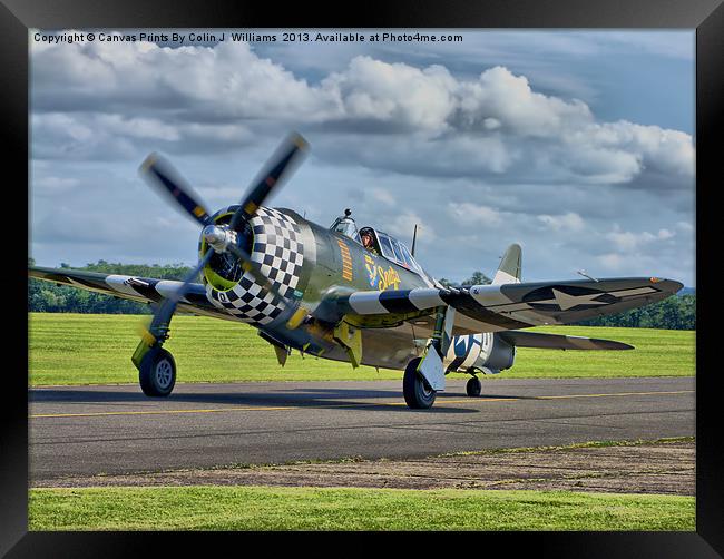 Snafu -Flying Legends 2012 Framed Print by Colin Williams Photography