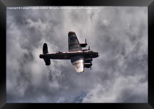 Dambusters 70 Years On - BBMF Lancaster 2 Framed Print by Colin Williams Photography