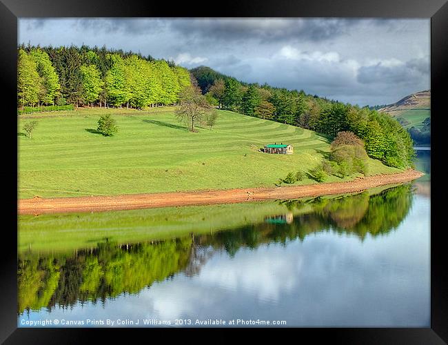 Ladybower Reflections Framed Print by Colin Williams Photography