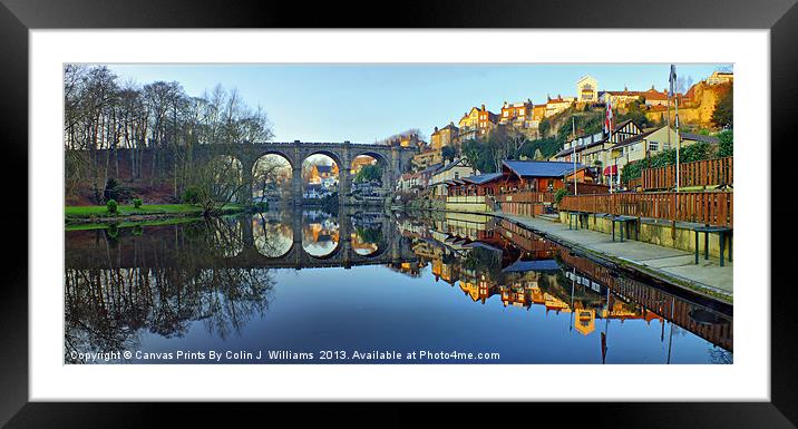 The Golden Hour -  Knaresborough Framed Mounted Print by Colin Williams Photography
