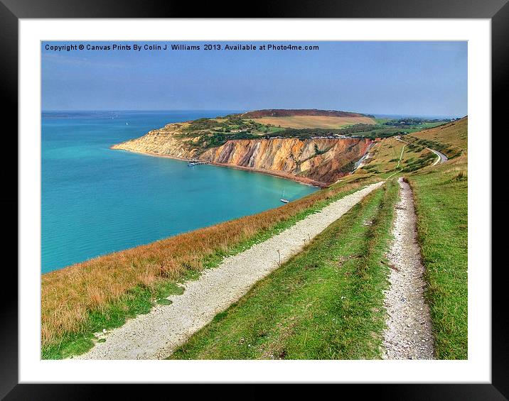 Alum Bay Isle of wight 3 Framed Mounted Print by Colin Williams Photography