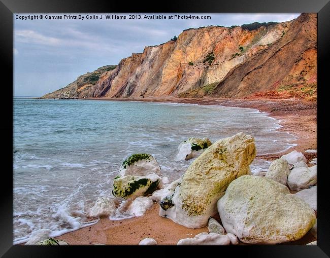 Alum Bay Isle of wight 5 Framed Print by Colin Williams Photography