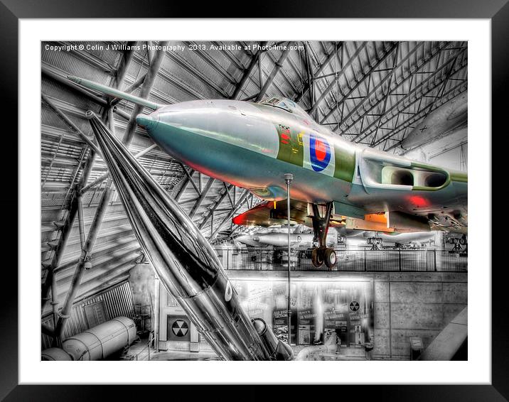 Avro Vulcan B2 Framed Mounted Print by Colin Williams Photography
