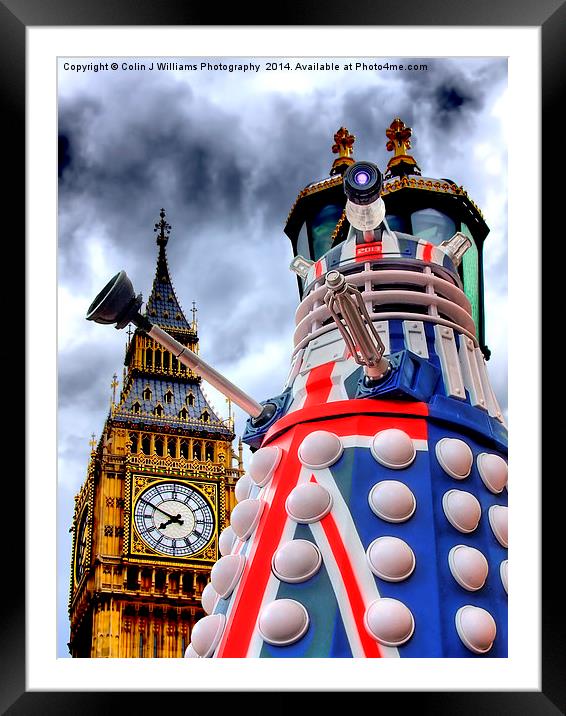 British Icons - London Framed Mounted Print by Colin Williams Photography