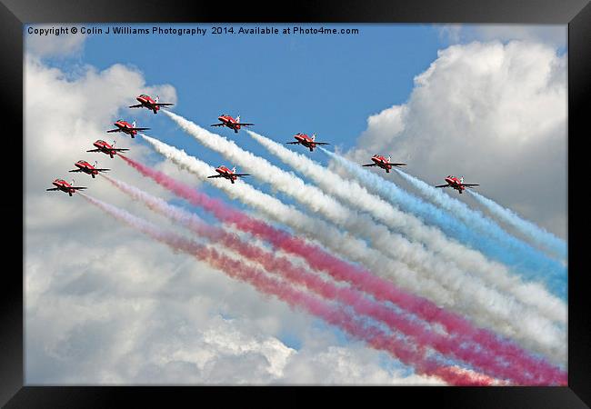  10 Arrow Battle formation  Framed Print by Colin Williams Photography