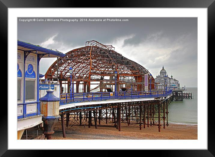  The Fire Damaged Eastbourne Pier Framed Mounted Print by Colin Williams Photography