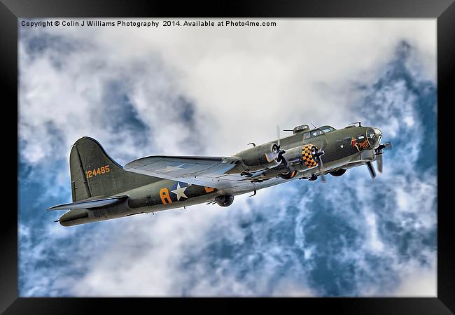 B17 Sally B - A Flying Legend  Framed Print by Colin Williams Photography