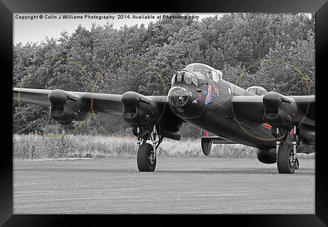  Throttles Open 2 SC - Just Jane Framed Print by Colin Williams Photography