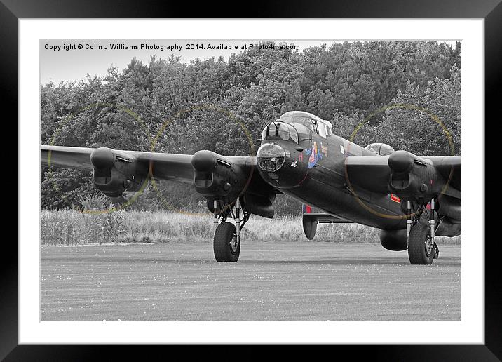  Throttles Open 2 SC - Just Jane Framed Mounted Print by Colin Williams Photography