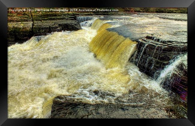  Lower Falls Aysgarth 2 - Yorkshire Dales Framed Print by Colin Williams Photography