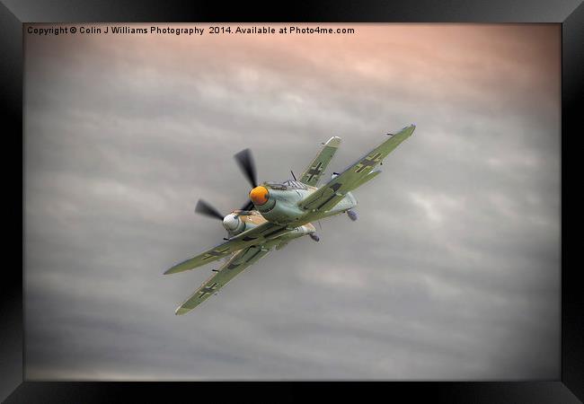   Buchon Duo Shoreham Airshow 2014 Framed Print by Colin Williams Photography