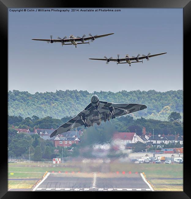  AVRO Trio - The 3 Sisters  Framed Print by Colin Williams Photography