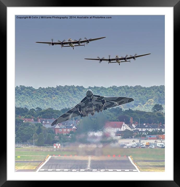  AVRO Trio - The 3 Sisters  Framed Mounted Print by Colin Williams Photography