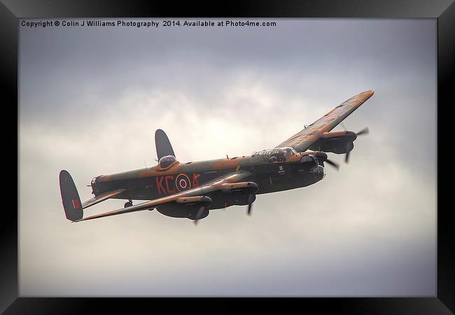  Lancaster PA474 City of Lincoln Framed Print by Colin Williams Photography