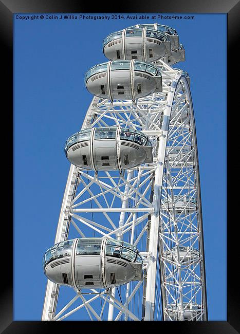  The London Eye Framed Print by Colin Williams Photography