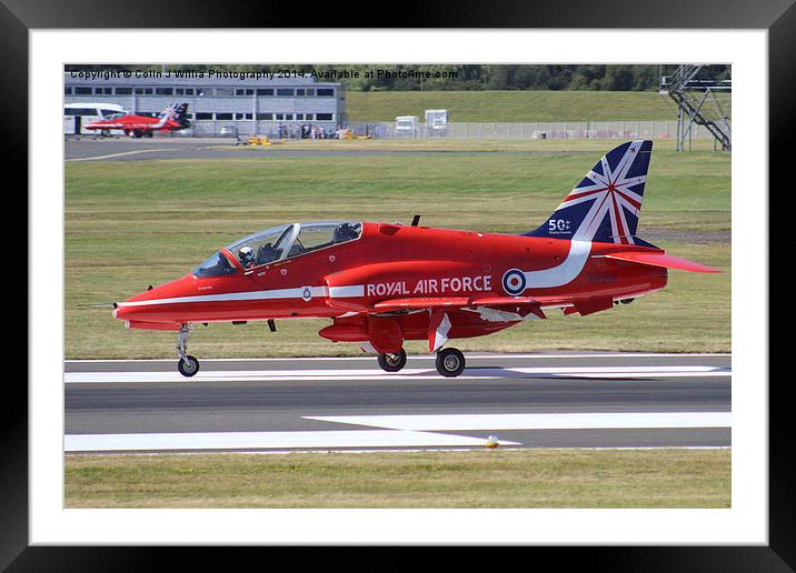  Holding For Take Off -  The Red Arrows Framed Mounted Print by Colin Williams Photography