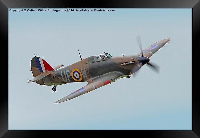  Hawker Hurricane Shoreham 2014 - 1 Framed Print by Colin Williams Photography