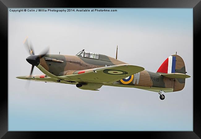  Hawker Hurricane Shoreham 2014 - 2 Framed Print by Colin Williams Photography