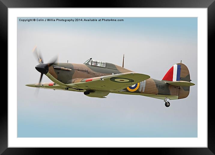  Hawker Hurricane Shoreham 2014 - 2 Framed Mounted Print by Colin Williams Photography