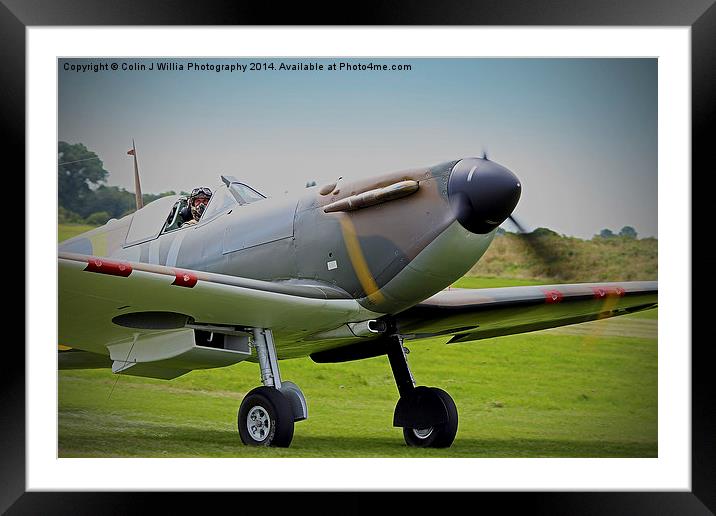  It`s A Squadron Scramble ! Framed Mounted Print by Colin Williams Photography