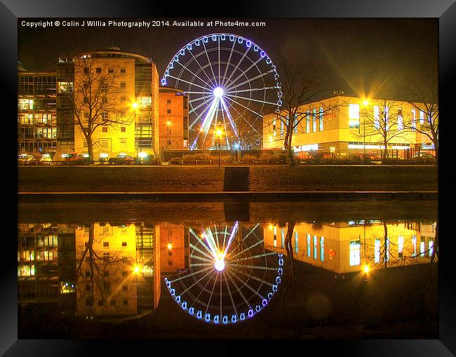  The York Wheel Framed Print by Colin Williams Photography
