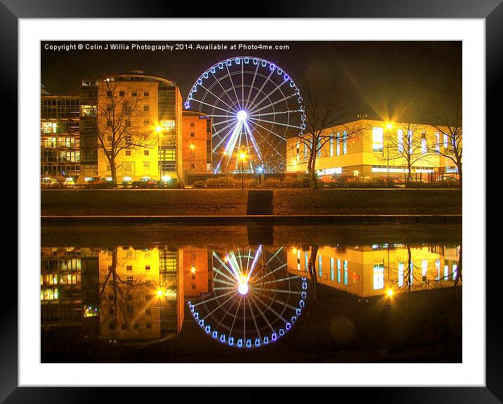  The York Wheel Framed Mounted Print by Colin Williams Photography