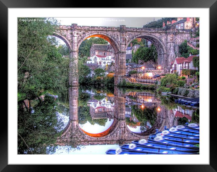 Morning Knaresborough Reflections  Framed Mounted Print by Colin Williams Photography