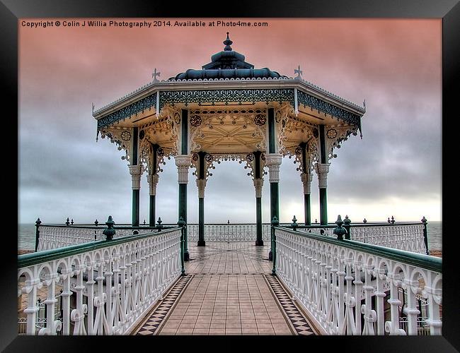  Brighton and Hove Bandstand - 1 Framed Print by Colin Williams Photography
