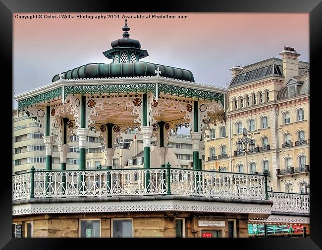  Brighton and Hove Bandstand - 2 Framed Print by Colin Williams Photography