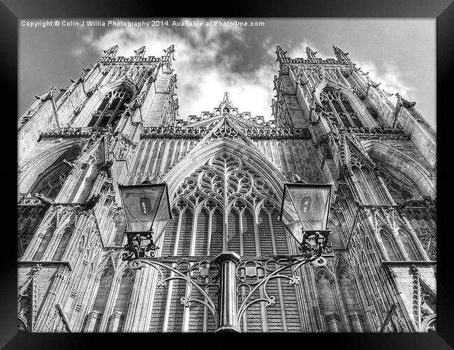  York Minster Framed Print by Colin Williams Photography