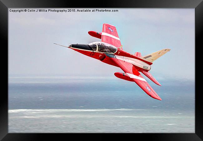  The Red Gnat Display Team Framed Print by Colin Williams Photography