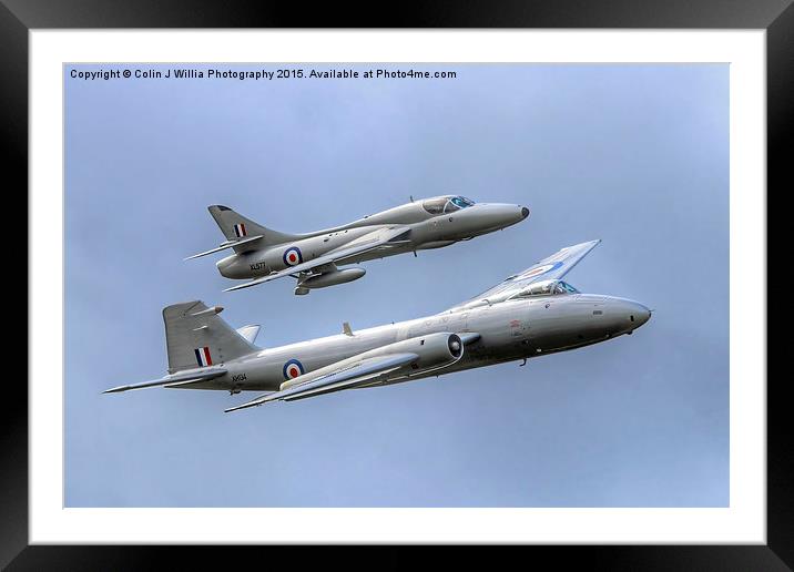  The Midair Duo Framed Mounted Print by Colin Williams Photography