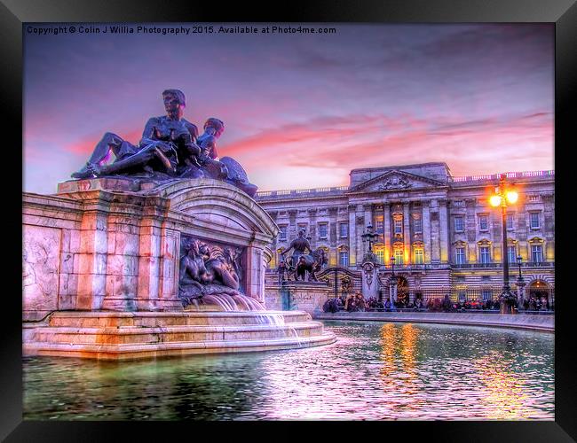 Buckingham Palace at Sunset 1 Framed Print by Colin Williams Photography
