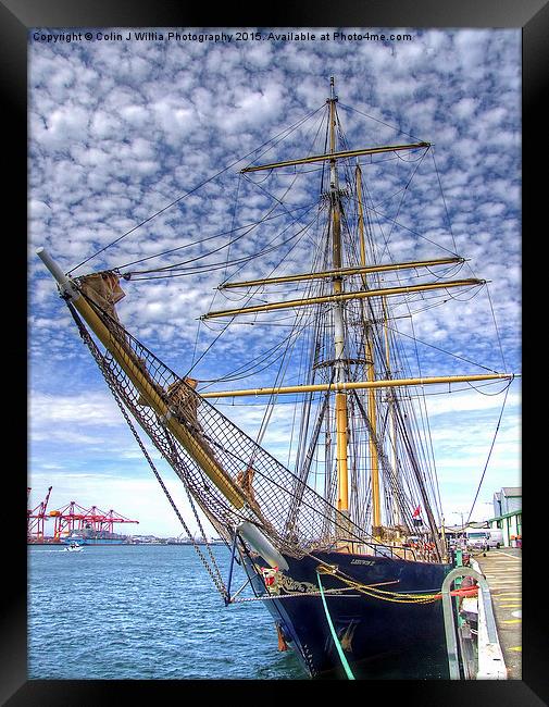  The Port of Fremantle WA Framed Print by Colin Williams Photography