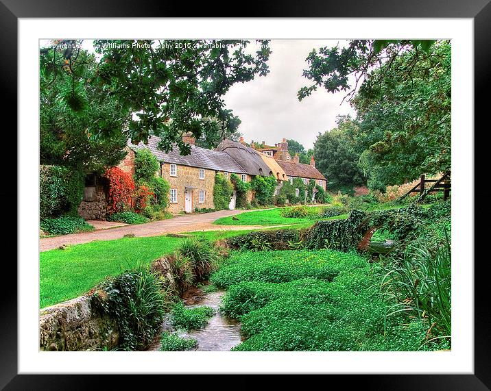  Winkle Street - Calbourne - I.O.W. Framed Mounted Print by Colin Williams Photography