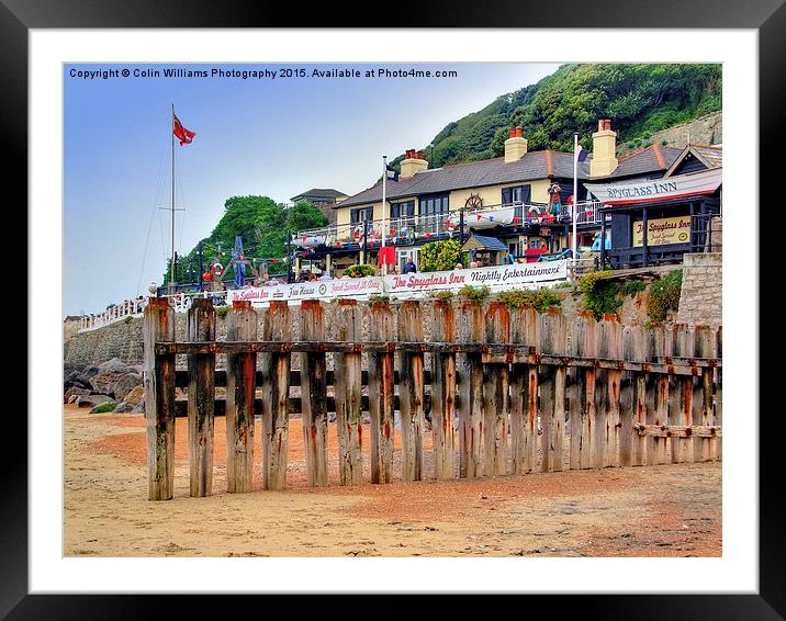  The Spyglass Inn - Ventnor - I.O.W. Framed Mounted Print by Colin Williams Photography