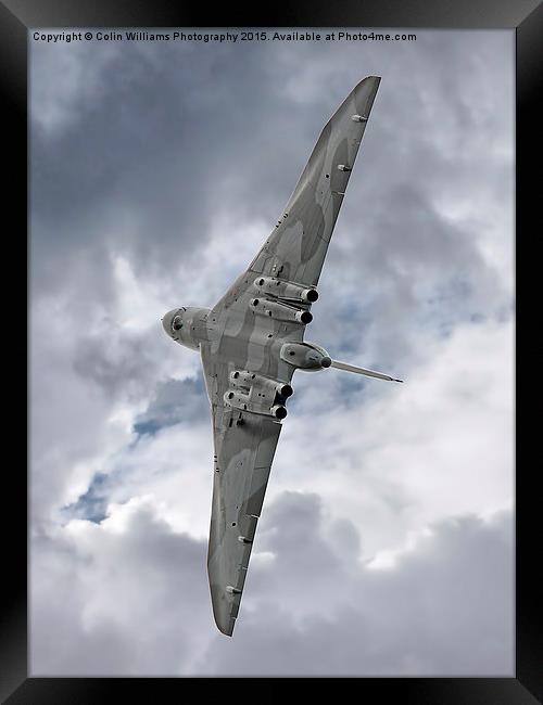  Pulling G - Vulcan - Valedation Display  Framed Print by Colin Williams Photography