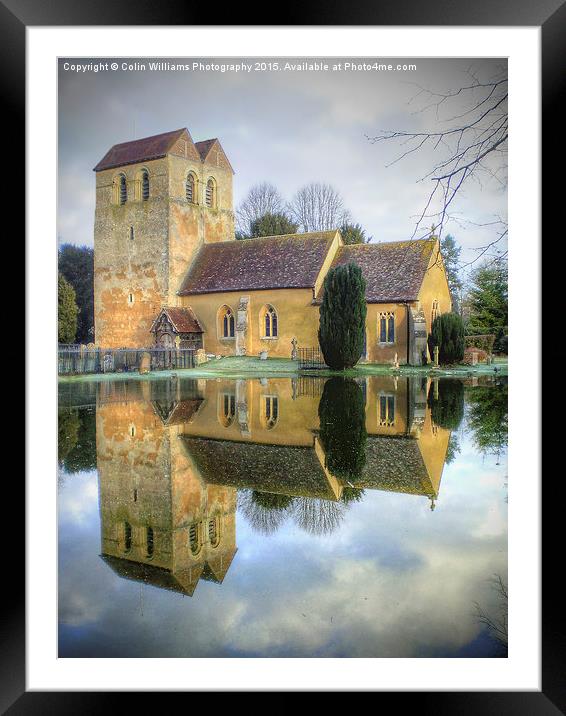  The Parish Church of St Bartholomew Fingest Framed Mounted Print by Colin Williams Photography