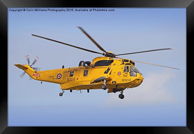The Westland Sea King Framed Print by Colin Williams Photography