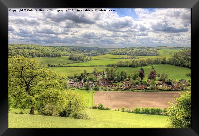  The Village Of Turville Framed Print by Colin Williams Photography